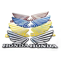 metal motorcycle gas fuel tank decal for honda wing moto sticker emblem universal parts 3d motorbike side body badge accessories