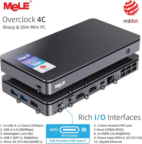 MeLE Slim N300 Overclock4C Мини-ПК