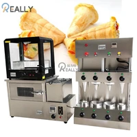 new design cheaper 4 moulds cone electric pizza maker automic cone pizza machine cone pizza machine for sale