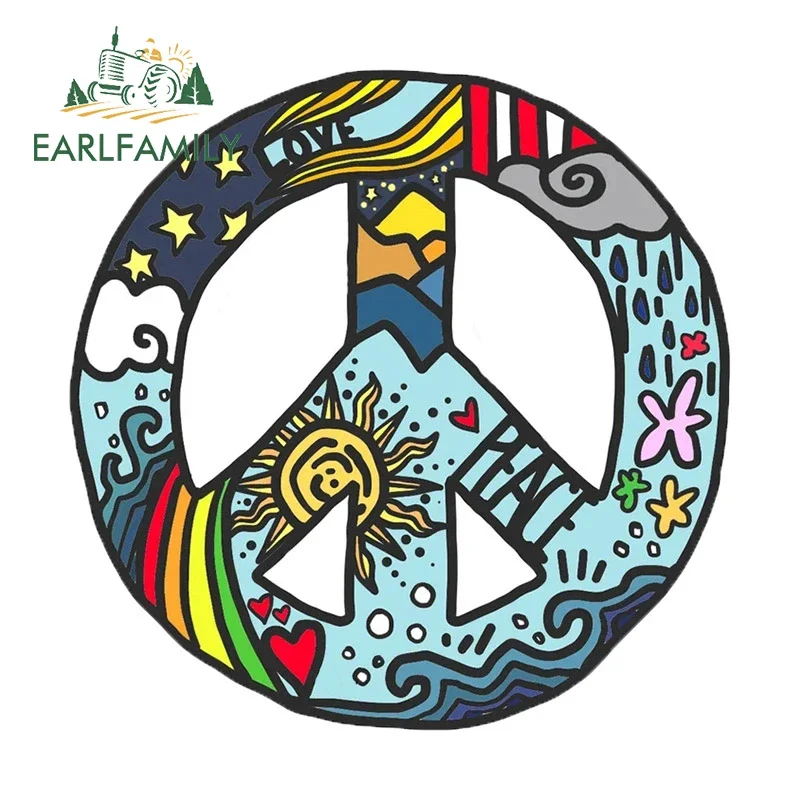 

EARLFAMILY 13 см x 13 см для мира, автомобильная наклейка s, мотоциклетный фургон, автомобильные аксессуары, наклейка на доску для серфинга, ноутбук, водонепроницаемая фотонаклейка