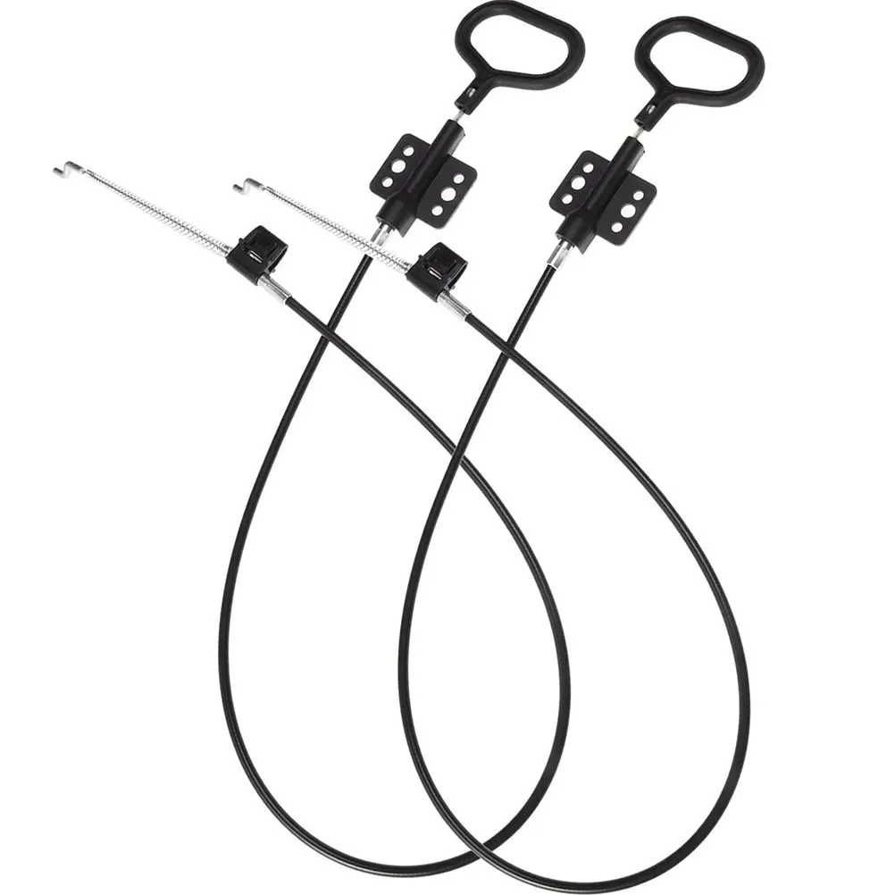 

2pcs Metal Recliner Spring Cable Pull Handle D Ring Replacement for Universal Sofa and Couch Black