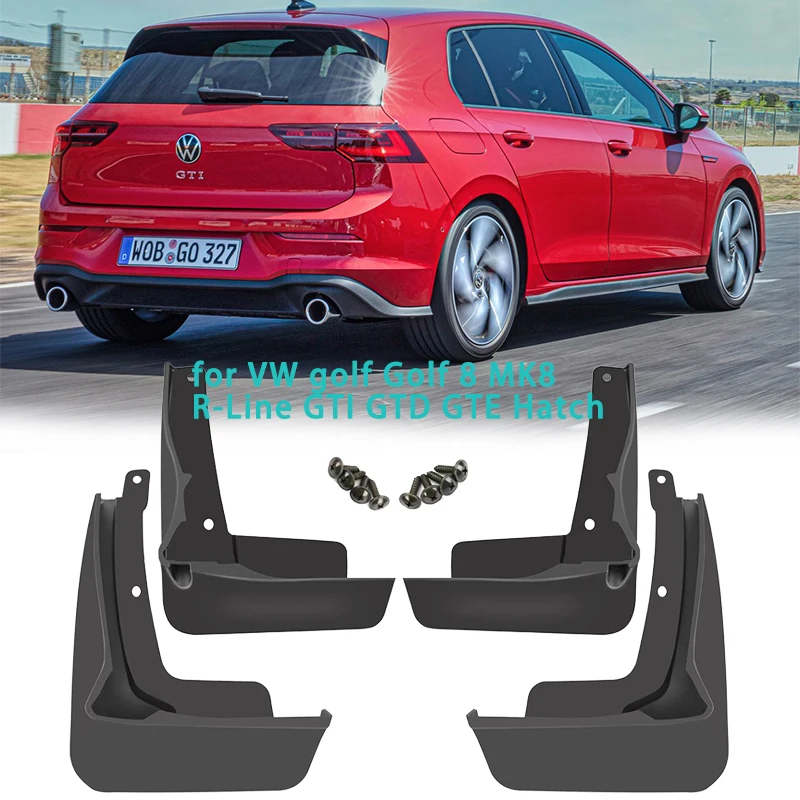 

Car Mudguards For Volkswagen VW Golf 8 MK8 R-Line GTI GTD GTE Hatch Variant 2020 2021 2022 Mud Flaps Splash Guards Accessories