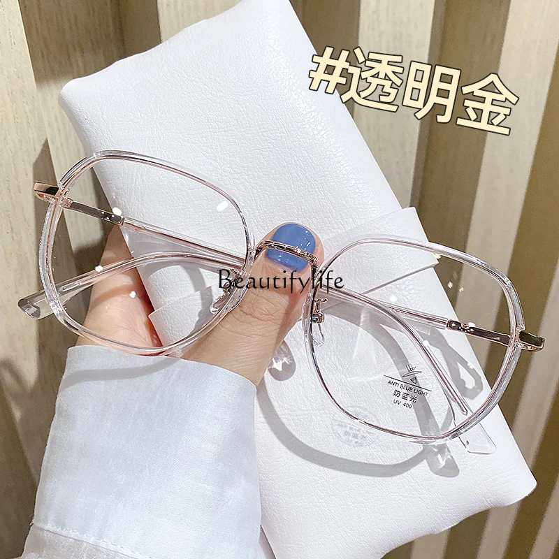 Прозрачные очки для близорукости могут быть оснащены градусами большая оправа