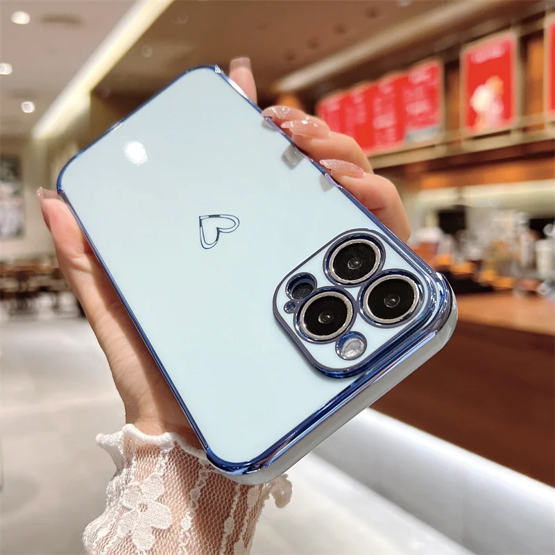 Ударопрочный Мягкий чехол из ТПУ для iPhone совместим с моделями 13 12pro 11pro max XR XS x 7 8 plus