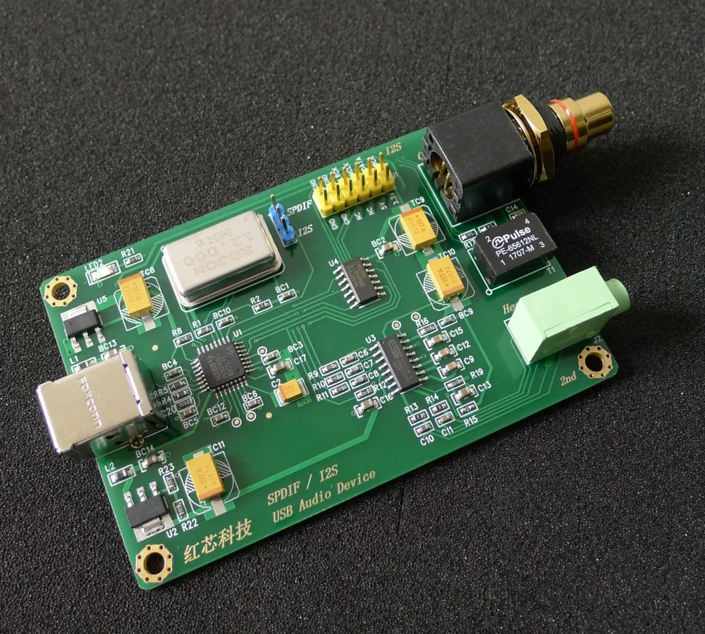 

Звуковая карта PCM2706 HIFI/цифровой интерфейс/выход декодера ES9023