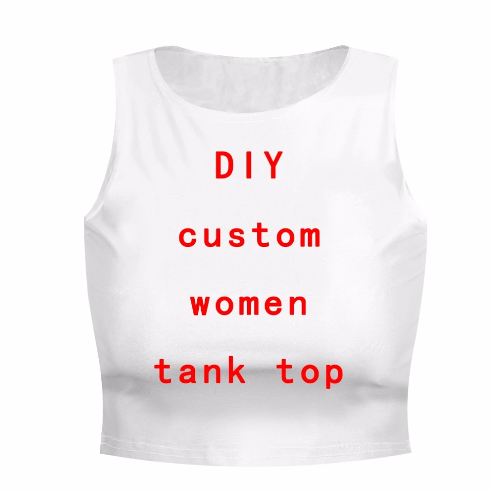 

MCDV- Accept Dear customer Design Anime/Photo/Singer Pattern/DIY women Summer vest 3d Print Sublimation vest sleeveless