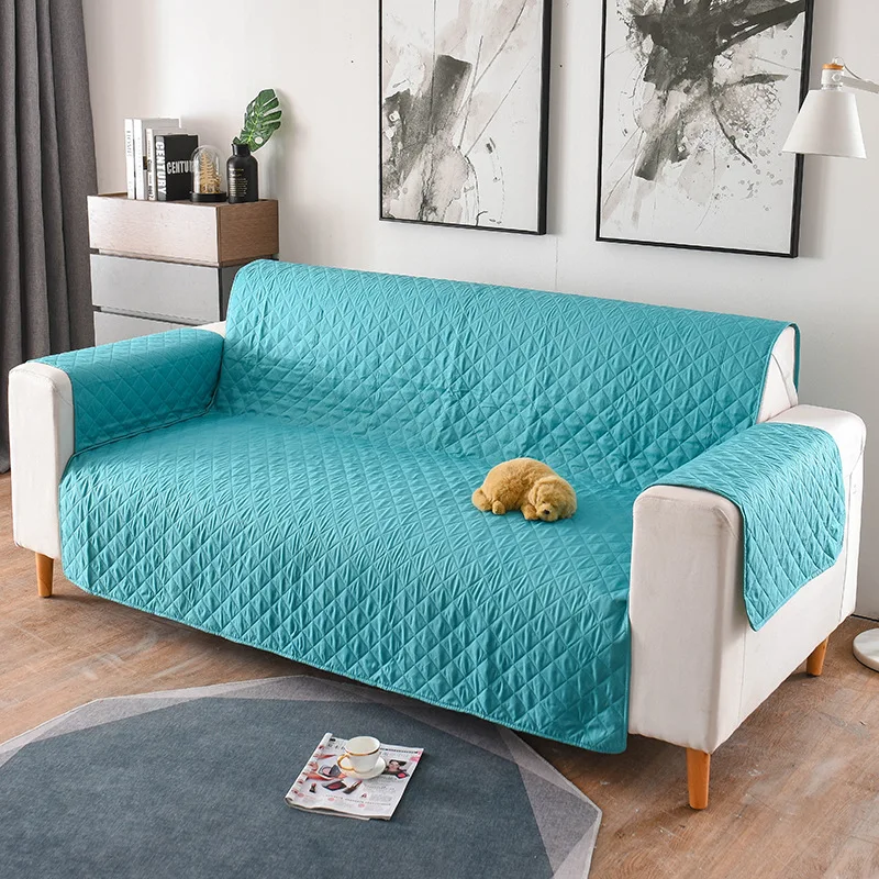 

2022 simple sofa cover dust cover solid color lazy sofa cover