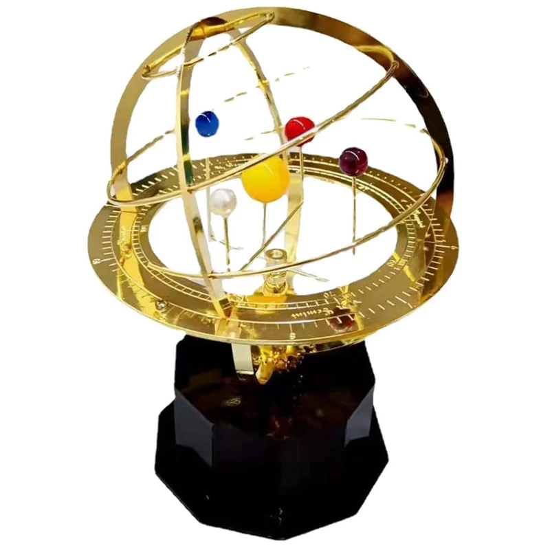

Model Of The Solar System 3D Metal Retro Office Desk Ornament, Handmade Solar System Model For Teaching