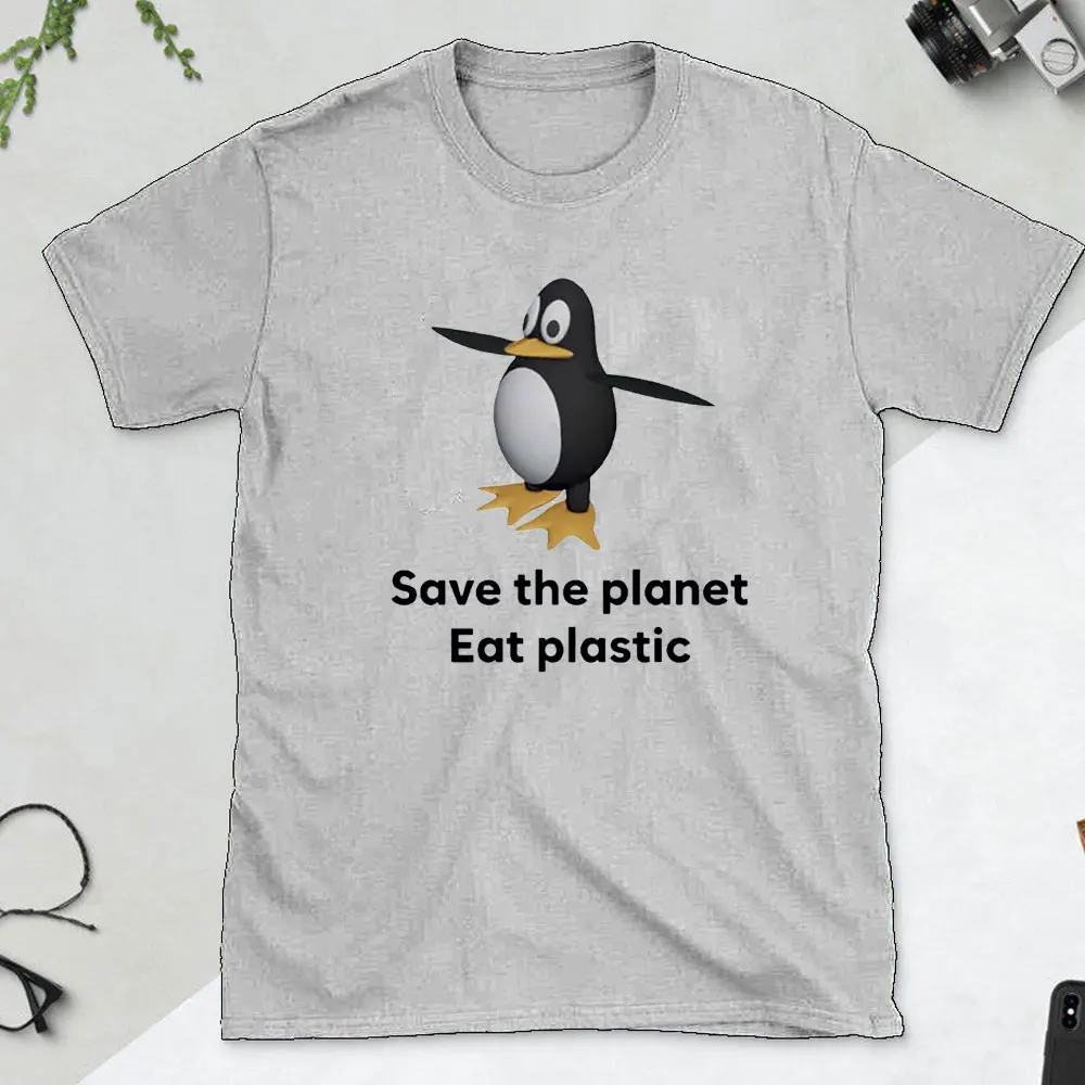 Забавная хлопковая футболка с надписью Save The Earth Eat симпатичная графическая