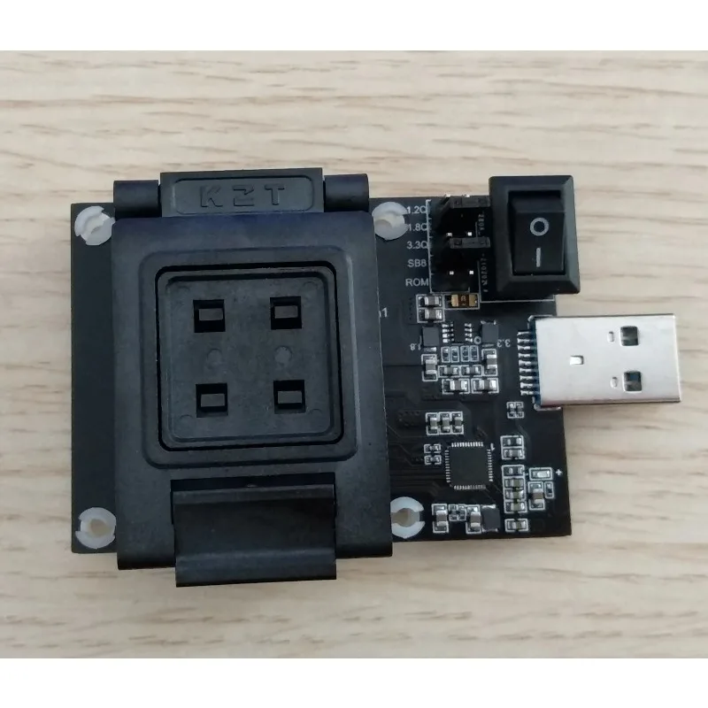 Фото Тестовая плата Looook Store SM3281L для USB-флешек без флеш-чипа, универсальный тестовый адаптер 4CE BGA132 BGA152 для самостоятельного ремонта U-дисков №2