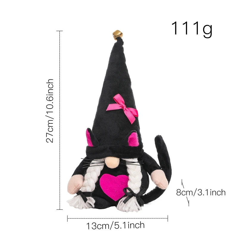 

Черный гном шведский томте, гномы, украшения, коллекционные фигурки, плюшевый скандинавский эльф, фермерский Декор 85WC