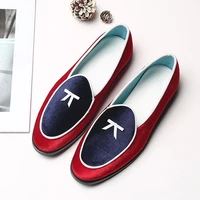 plus size37 48 summer velvet man shoes luxury designer loafers with bowtie slip on casual shoes mocasines driving shoes