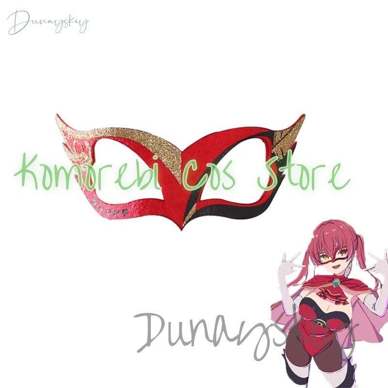 Houshou Marine How About Paipai Mask Косплей Костюм Боди Hololive Holo Vtuber Полный комплект парика