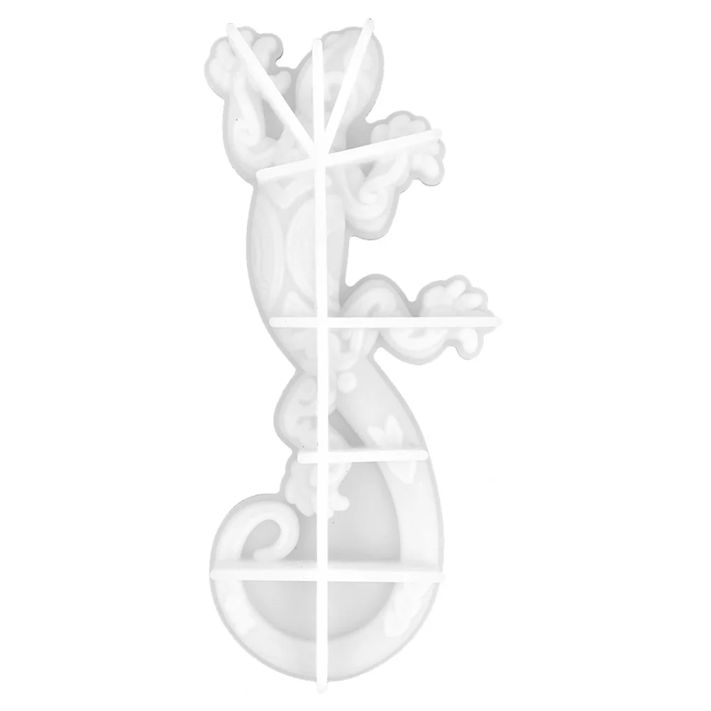 

Gecko Pendant Resin Crafts 3D Gecko Design Reusable Pendant Casting Pendant Making Wall Hanging