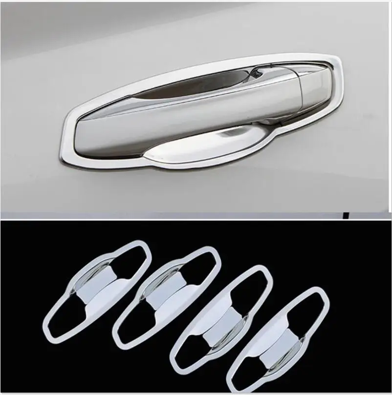 

8 pcs For Skoda Kodiaq 2017 2018 2019 2020 2021 Chrome Car Side Door Handle Cover Bowl Trim Sticker Styling Accessories