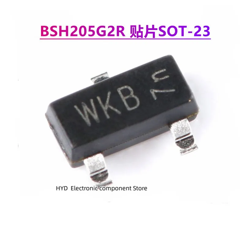 

10 шт. BSH205G2R SOT-23 MOS дискретный полупроводниковый элемент, 20 в, 2 А, P канал