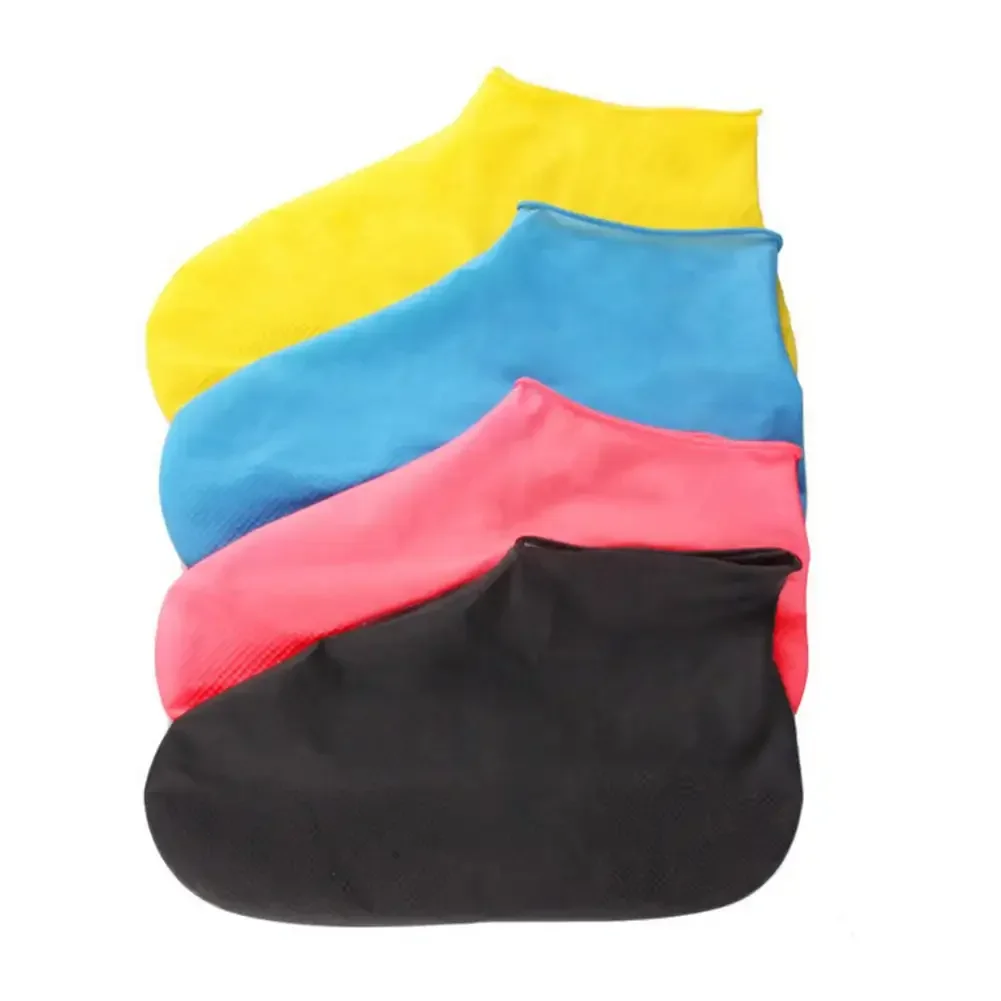 2 шт. Многоразовые водонепроницаемые силиконовые чехлы для обуви