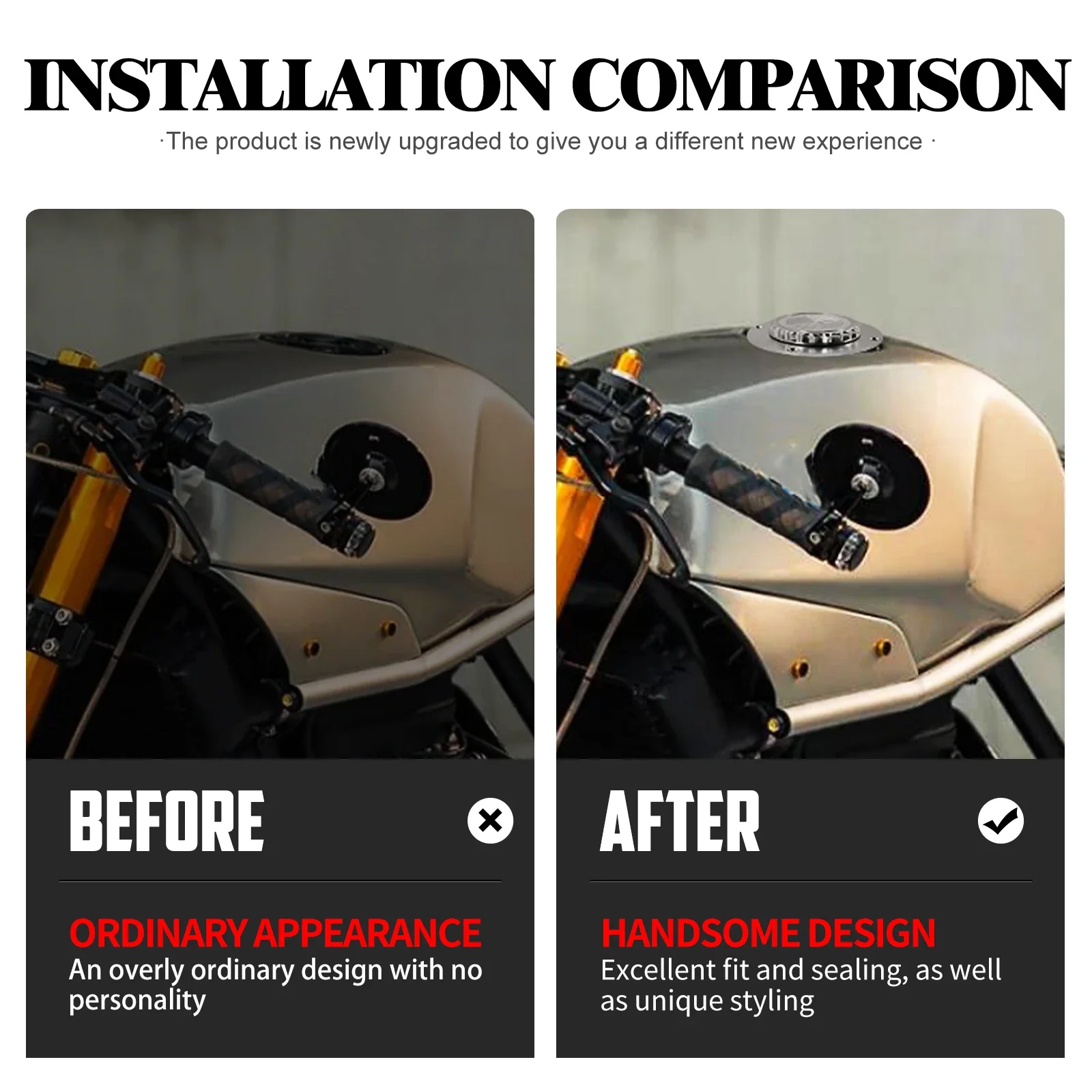 Крышка для топливного бака мотоцикла защитная крышка черного цвета бензинового