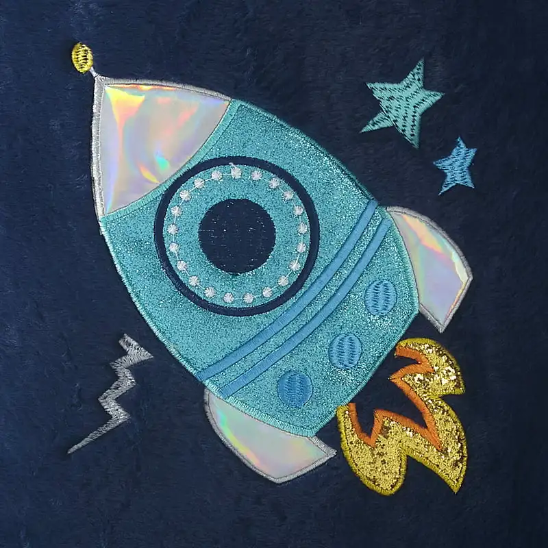

Space Figural Fur Laundry Hamper