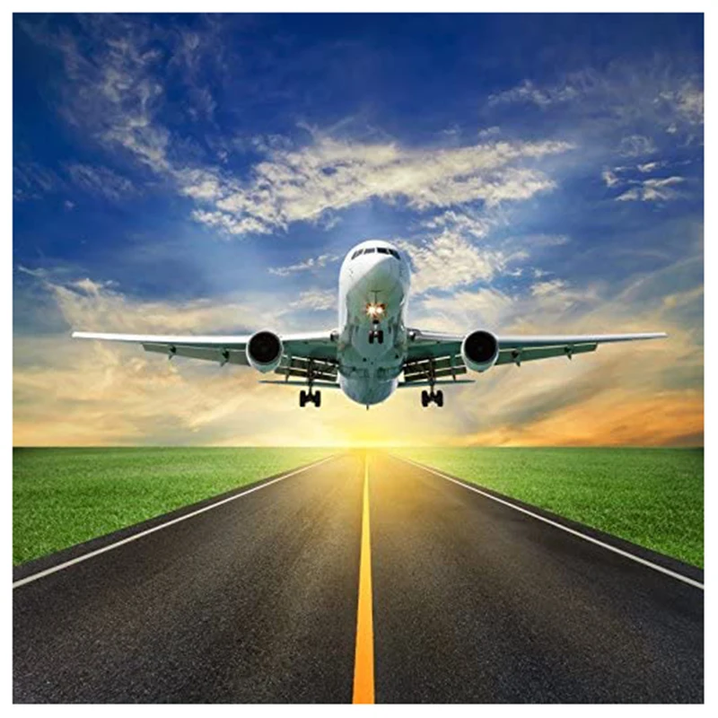 

Aerodrome Aeroplane Flight Photography Background Plane Runway Aviation Blue Sky White Cloud Fly Travel Photo Backdrops