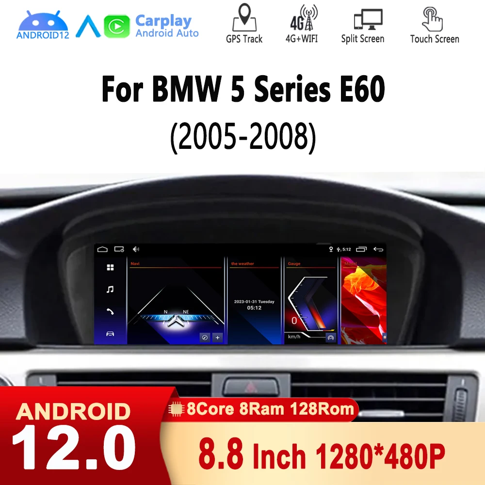 

Android Autoradio Multimedia Head Unit For BMW X5 E70 X6 E71 2007 2008 - 2013 Carplay 4G WIFI GPS Navi Touch Screen