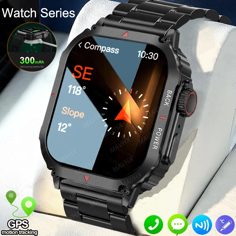 Новинка 2024 Смарт-часы smarthwhatch деловые мужские уличные спортивные часы Изысканные