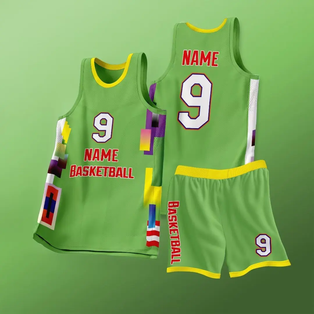 Men's Basketball Jersey Set Men Blank Basketball Uniform kids Adult Training Vest Shorts Children Sportswear