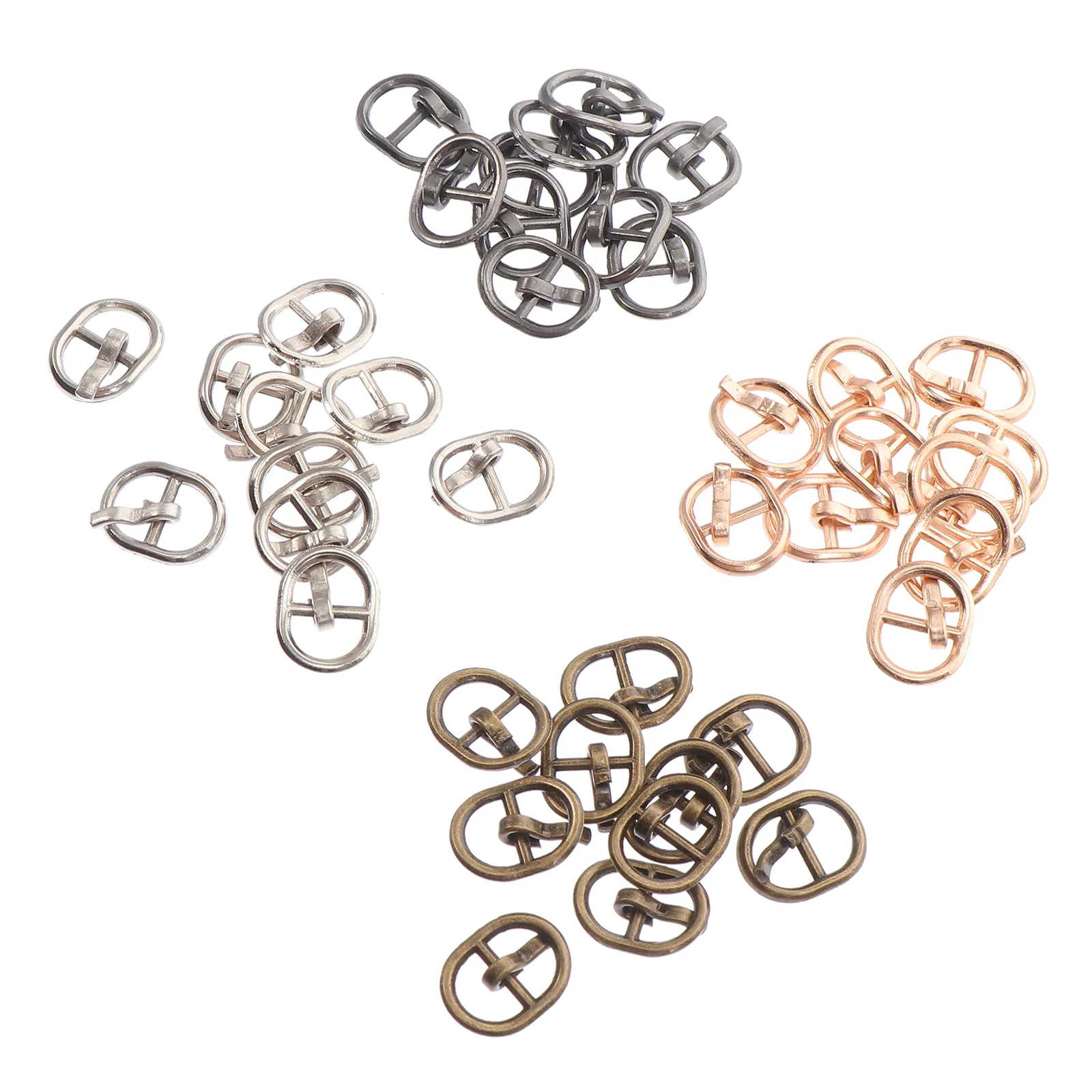 

40PCS Mini Belt Fastener Belt Buckles Clothing Sewing Accessories