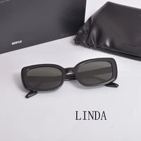 2021 new gm high quality korean brand gentle linda sunglasses women aceate square sun glasses with original packing