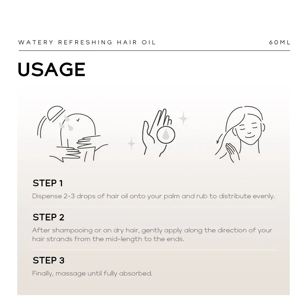 60 мл LAIKOU водянистое освежающее масло для волос, гладкое и шелковистое марокканское аргановое масло для волос, увлажняющее, питательное, повышающее блеск, ЗАКАЗ для волос (art.: 3920d25833b73) - 3920d25833b73