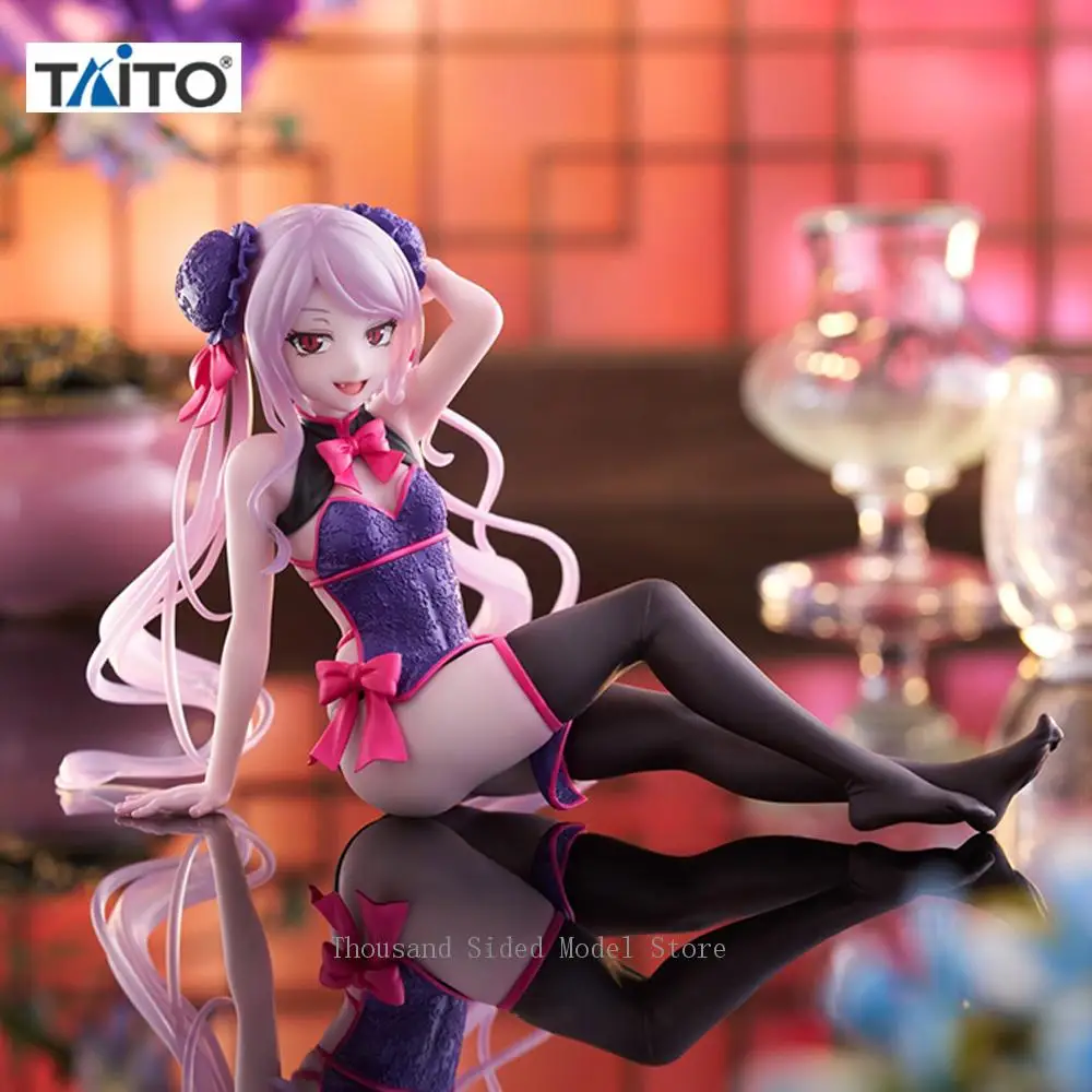 Фото В наличии Оригинальная фигурка TAiTO Desktop Cute OVERLORD Shalltear Bloodfallen (версия в китайском платье) Коллекционная фигурка-модель: Аниме-подарок №1