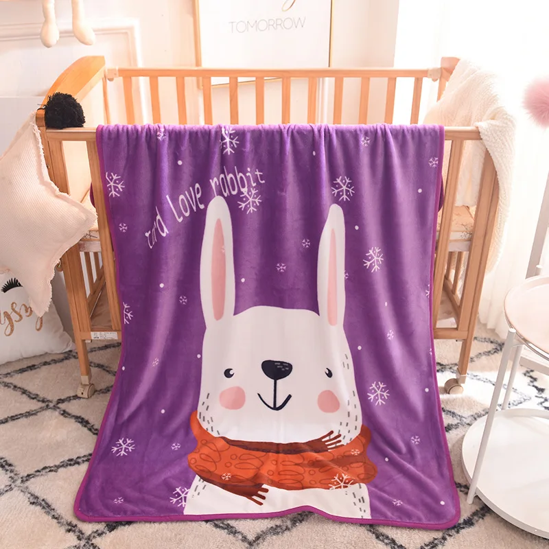 

Anime Figures Flannel Blanket For Children Plush Thick Ultra Sofa Warm Children Nap Blankets With Classic Cartoon Pattern
