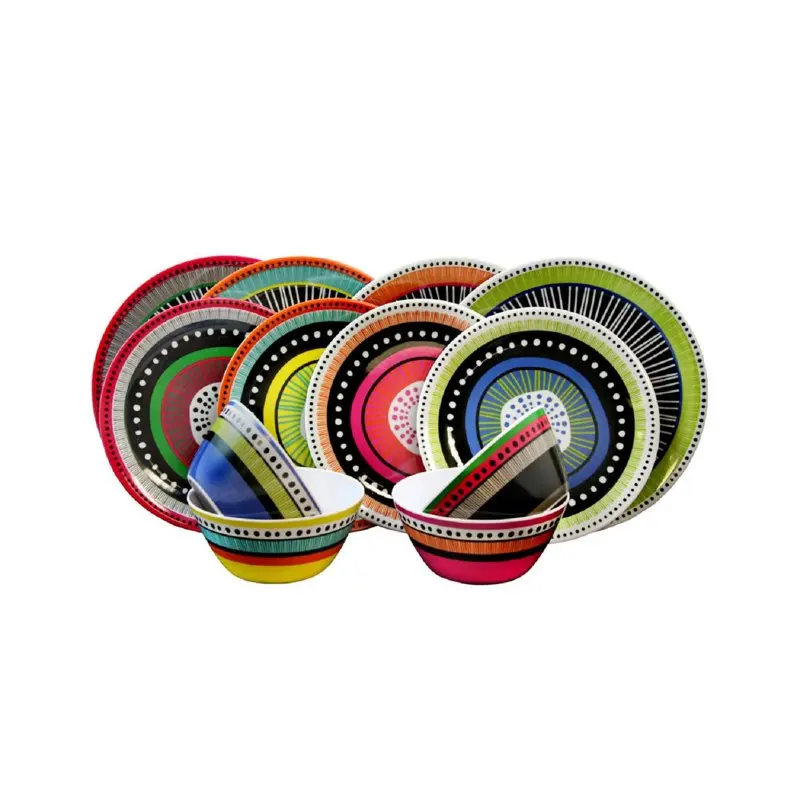 

Almira 12 Piece Melamine Dinnerware Set