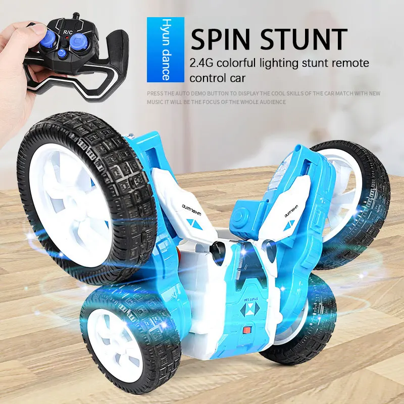 

Double-sided Stunt Car RC Wireless Remote Control Deformable And Luminous Toys Children's Day Christmas Gifts High Speed Trucks