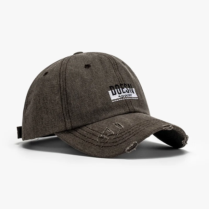 

Hip Hop Elegant Embroidered Letter DOESN Women's Men's Baseball Cap Dad Hat Streetwear Outdoor Fishing British Retro Vintage