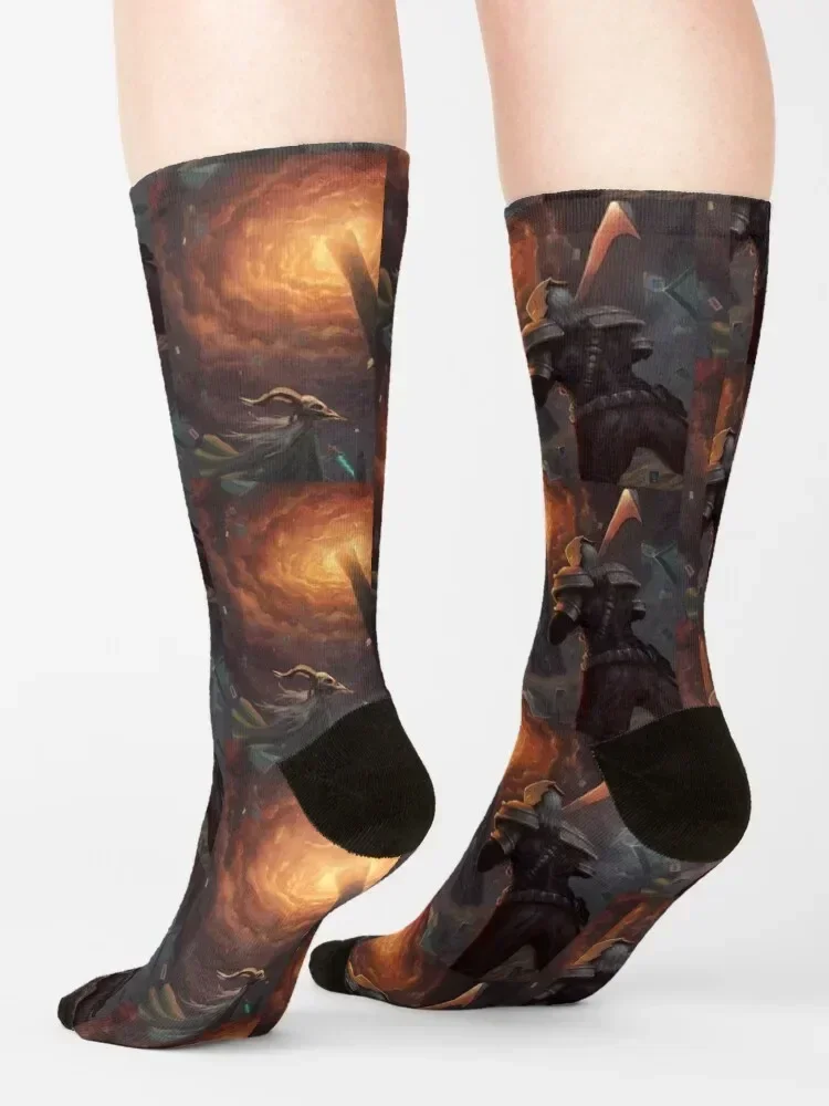 Slay The Spire Box Art Носки цветные каваи Женские носки Мужские