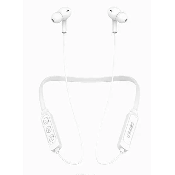 Наушники спортивные Bluetooth DENMEN DL02 (белые) | Earphones &amp Headphones