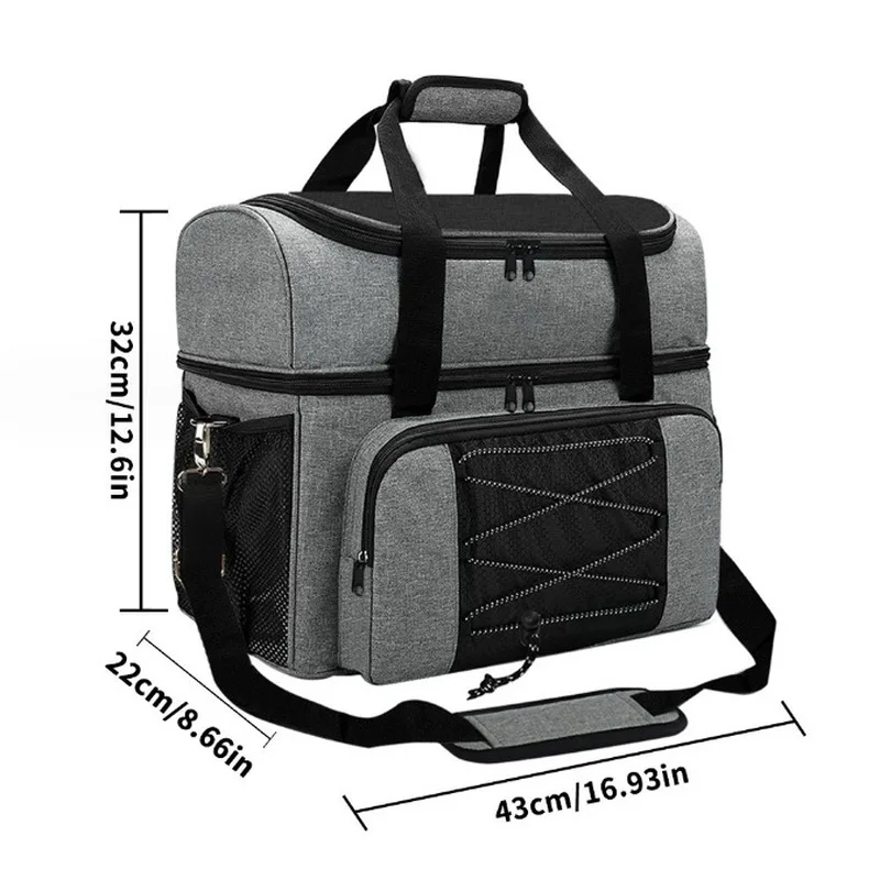 Сумка-тоут для боулинга сумка хранения 2 мячей тоут с разделителем на мягкой