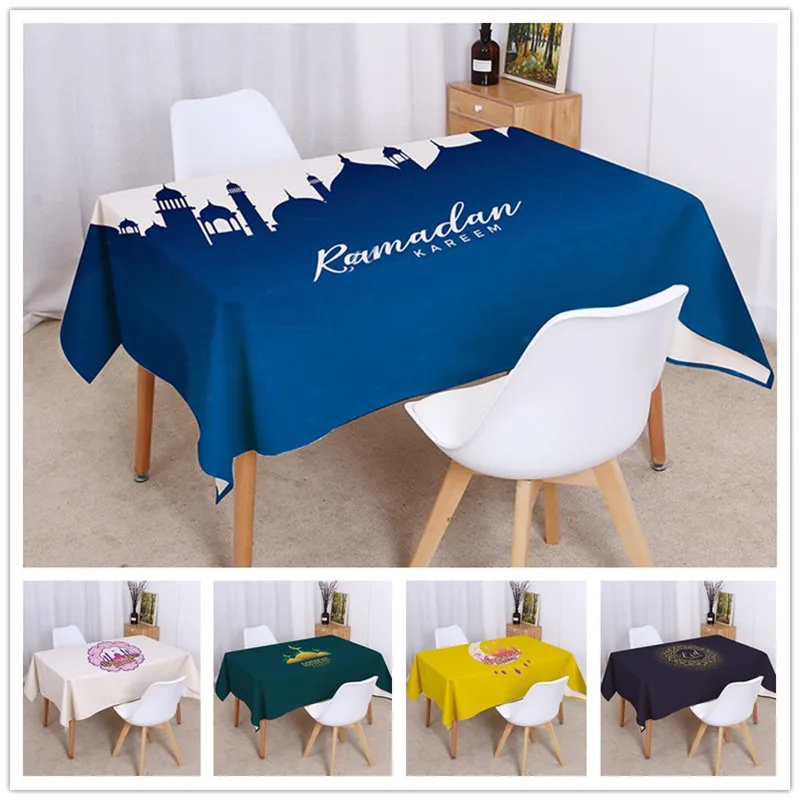 

Eid Mubarak Decoration Islam Muslim Festival Party Supplies Ramadan Tablecloth Eid Al-Adha Gifts Ramadan Decoration for Home