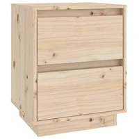 bedside cabinet solid pine wood nightstands end table bedrooms furniture 40x35x50 cm