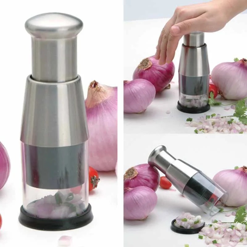 

Manual Onion Chopper Garlic Crusher Pressing Handheld Food Chopper Slicer Dicer Mixer Kitchen Vegetable Slicer Peeler Tools