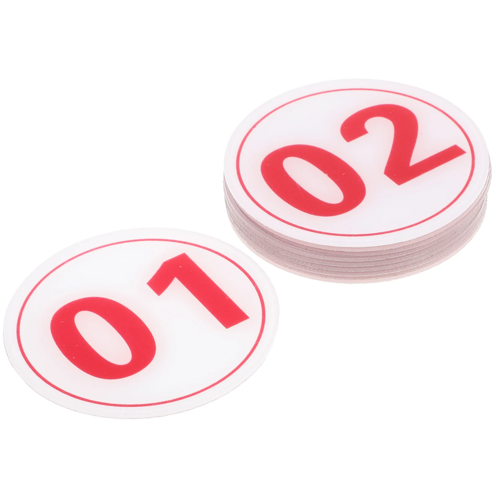 

10 Pcs Scarlet Letter Self-adhesive Door Numbers Plates Yellow Decor Table Room Gate Acrylic Modern Street Home Digital License