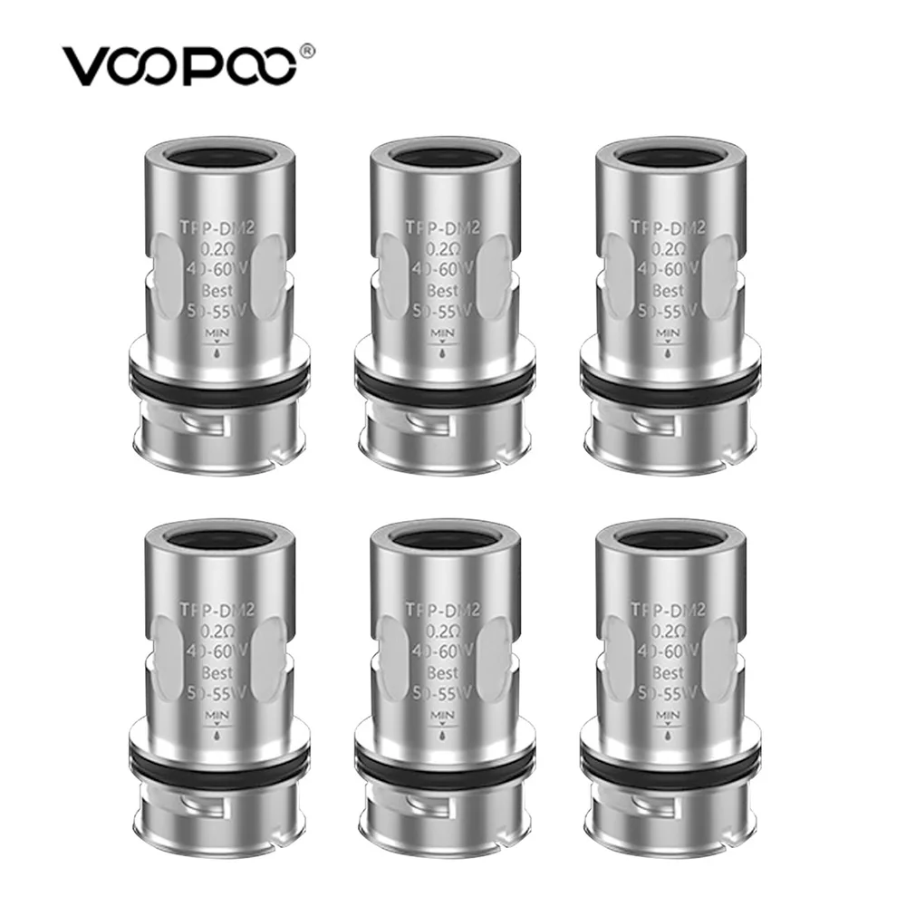 

Original VOOPOO TPP DM1 DM2 Mesh Coils Resistance TPP Pod Tank Coils For VOOPOO Drag 3 Drag X Plus Drag S Vape E-Cig Coils