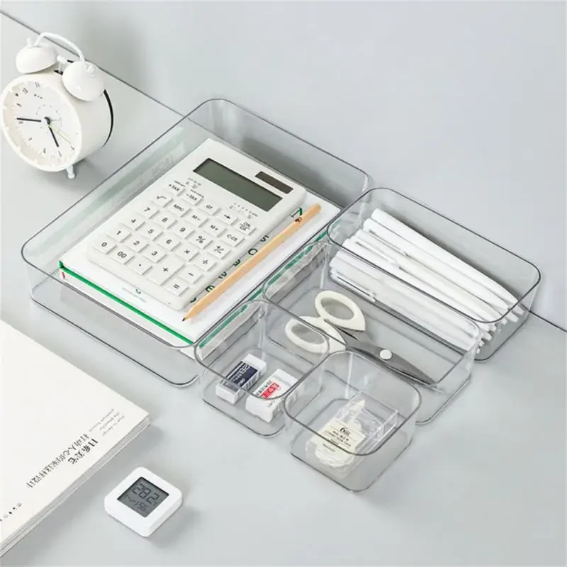 Набор неограниченных органайзеров для стола и ящиков пластиковый органайзер