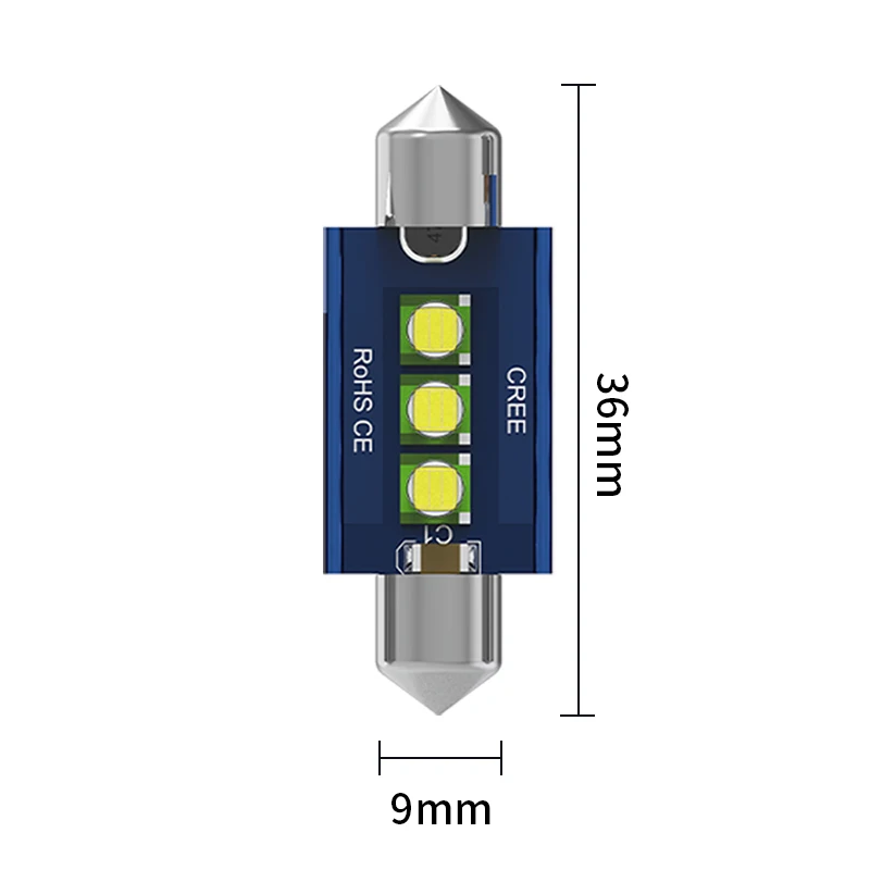 

Oprah 2 шт. Festoon LED C5W C10W 31 мм 36 мм 39 мм 41 мм Лампа для салона автомобиля Canbus без ошибок Купольная лампа для чтения 12 В Белый 6000 К