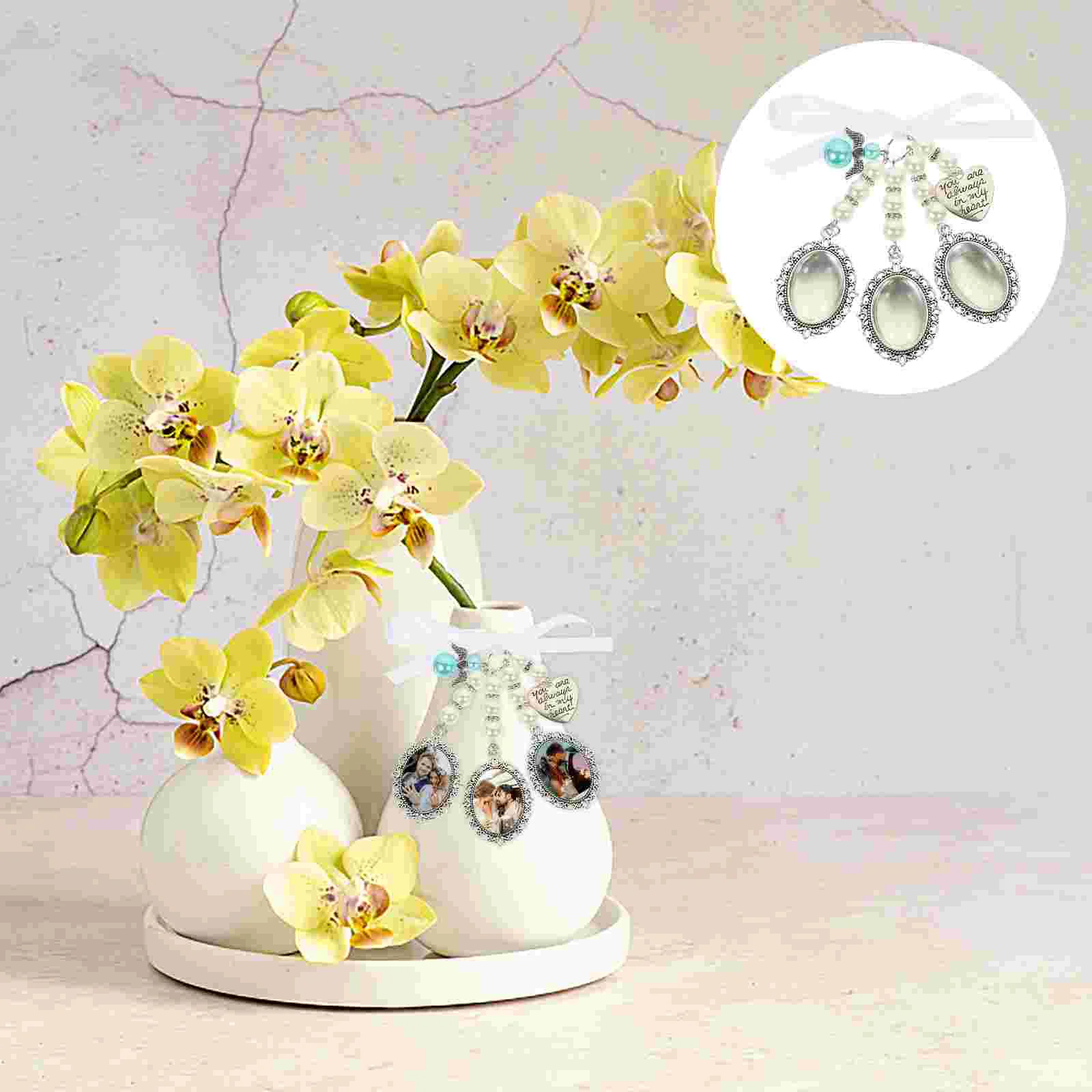 

Photo Charm Charms Frame Pendant Bouquet Memorial Picture Wedding Diy Oval Trays Jewelry Supplies Making Bracelet Bezel Blank