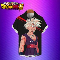 leisure mens clothing high quality shirts street shirt vegeta anime oversized 5xl the best gift for children party couple shirt
