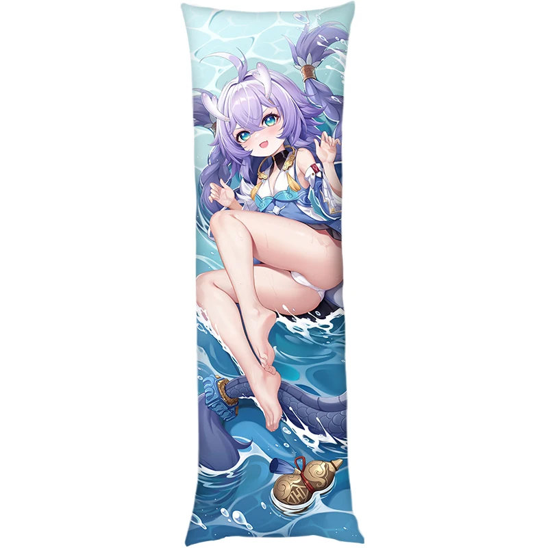 Игровой периферический Honkai: Star Rail Bailu Cosplay Sexy Girl Dakimakura Hing Подушка Чехол наволочка