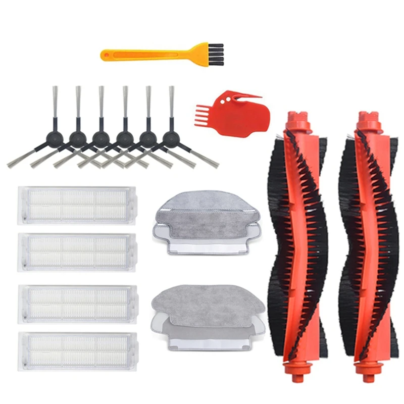 

Main Side Brush Hepa Filter Mop Cloth For Xiaomi STYJ02YM Vacuum Cleaner Parts Conga 3490 Viomi V2 PRO V-RVCLM21B Parts