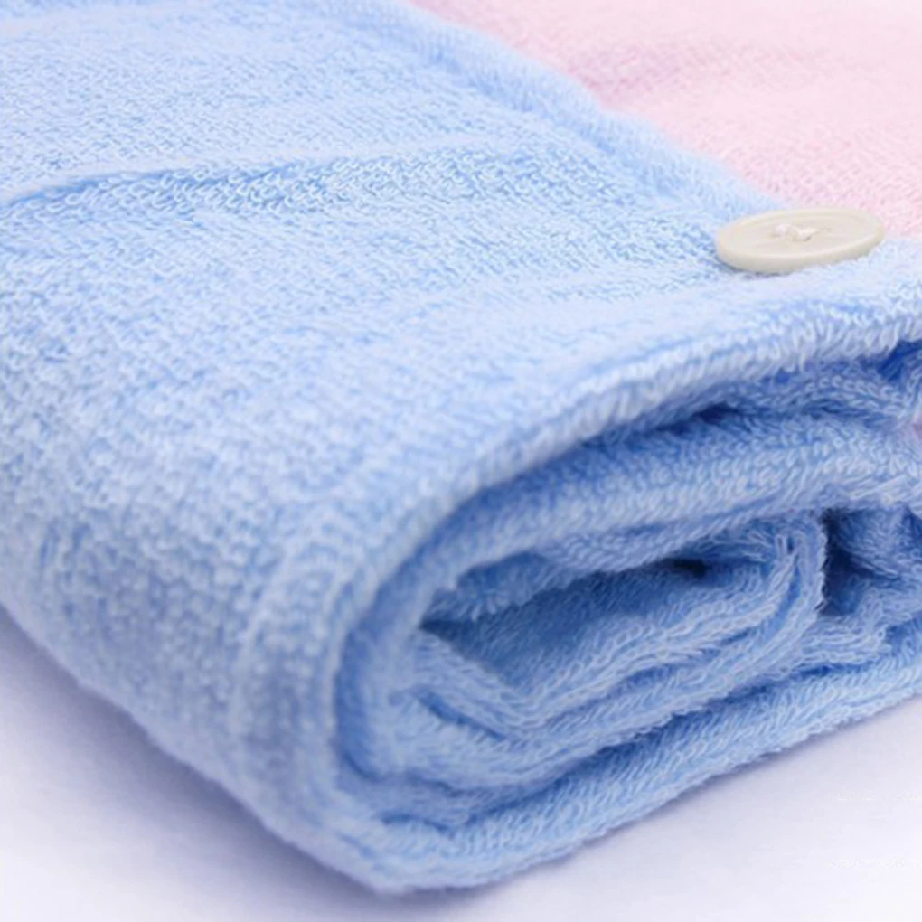 

Полотенце для ванны из микрофибры, быстросохнущее женское банное полотенце для сушки волос, мягкая шапочка для душа, головной убор для женщ...
